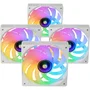 Mars Gaming Kit 4 Ventiladores MF-SI4KIT ARGB Infinity Blanco